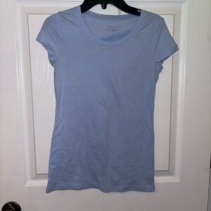 No Boundaries Soft Blue Short Sleeve Tee